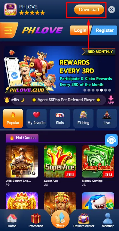 Instructions for Megapari PhilippinesDownload Android Application